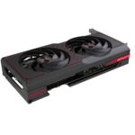 عقب کارت گرافیک سافایر SAPPHIRE PULSE Radeon RX 7600 XT 16GB