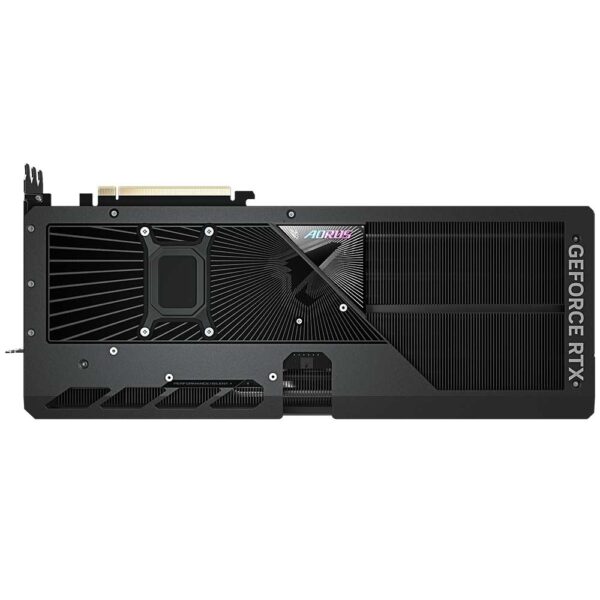پشت کارت گرافیک گیگابایت AORUS RTX 5070 Ti MASTER 16G