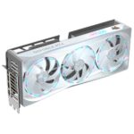 جلوی کارت گرافیک گیگابایت AORUS RTX 5080 MASTER ICE 16G