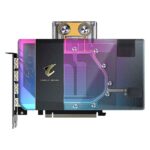 روی کارت گرافیک گیگابایت AORUS RTX 5080 XTREME WATERFORCE WB 16G