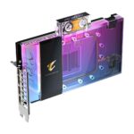 روبروی کارت گرافیک گیگابایت AORUS RTX 5090 XTREME WATERFORCE WB 32G