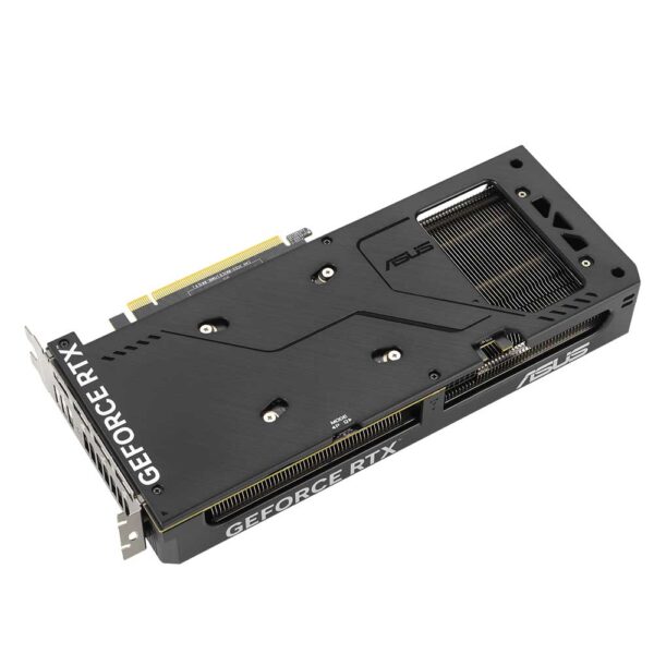 نمای پشت کارت گرافیک ایسوس ASUS PRIME RTX 4070 SUPER 12GB
