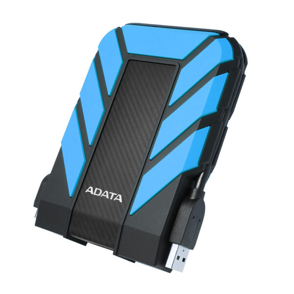 هارد اکسترنال ای دیتا ADATA HD710 Pro Blue ظرفیت 1 ترابایت از کنار