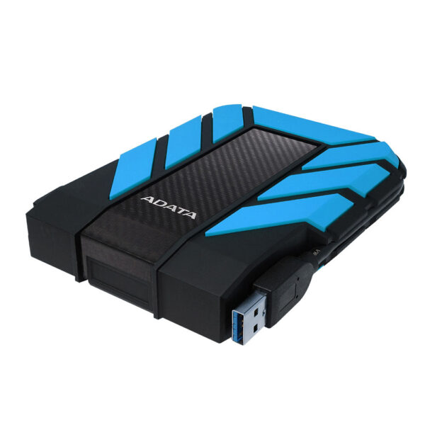 هارد اکسترنال ای دیتا ADATA HD710 Pro Blue ظرفیت 1 ترابایت زاویه خوابیده