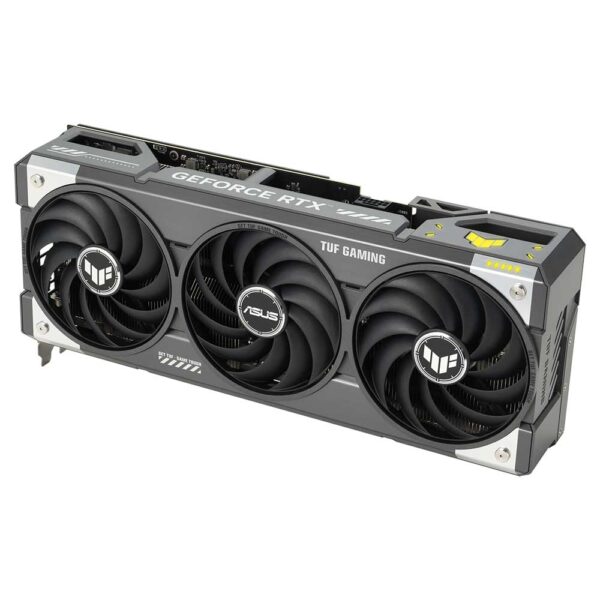 عقب روبروی کارت گرافیک ایسوس ASUS TUF RTX 5070 Ti 16GB