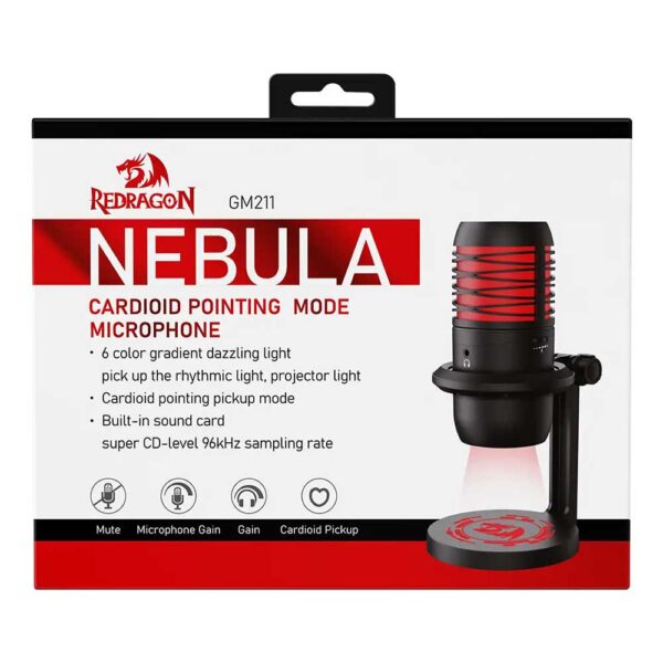 جعبه میکروفون گیمینگ ردراگون Redragon NEBULA GM211 RGB