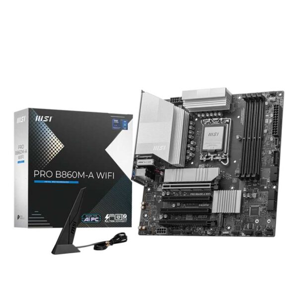 جعبه مادربرد ام اس آی MSI PRO B860M-A WIFI