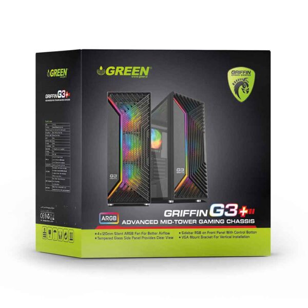 جعبه کیس گرین GREEN GRIFFIN G3 PLUS