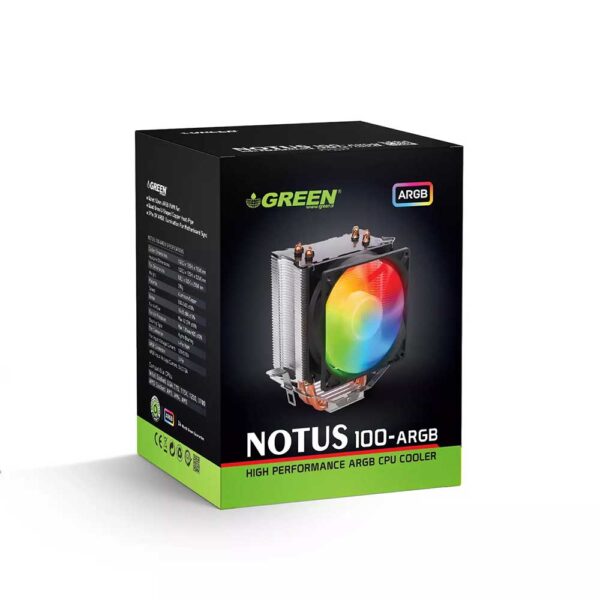 جعبه خنک‌کننده پردازنده GREEN NOTUS 100-ARGB