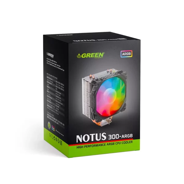 جعبه خنک‌کننده پردازنده GREEN NOTUS 300-ARGB