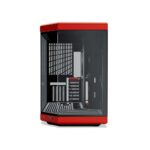 روبروی کیس هایت HYTE Y70 Black Cherry
