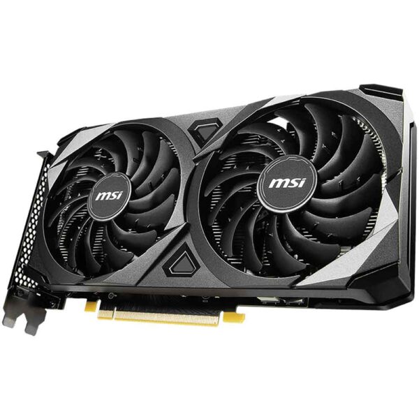 نمای کارت گرافیک ام اس آی MSI RTX 3050 VENTUS 2X XS OC 8G