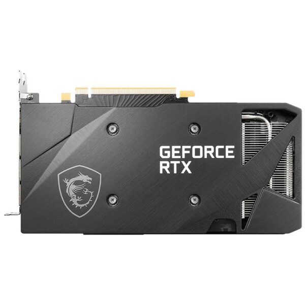 پشت کارت گرافیک ام اس آی MSI RTX 3050 VENTUS 2X XS OC 8G