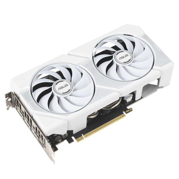 نمای کارت گرافیک ایسوس ASUS Dual RTX 5060 Ti 16GB OC White