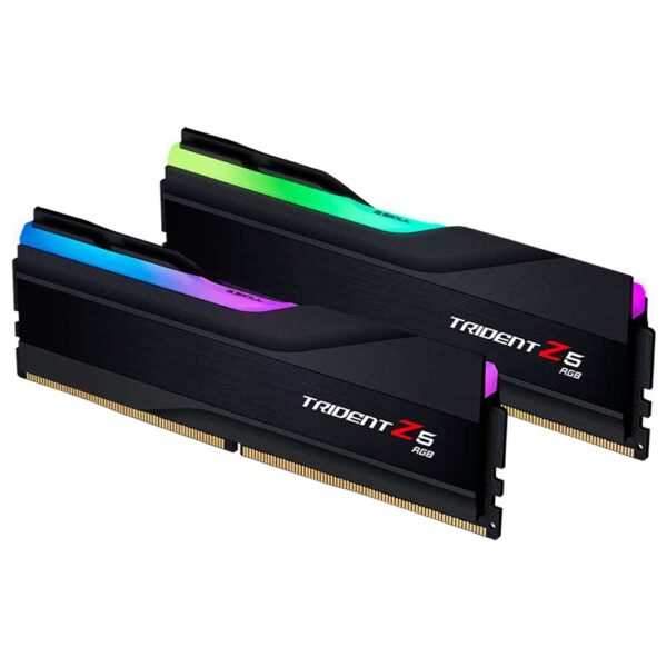 نورپردازی رم کامپیوتر جی اسکیل G.Skill Trident Z5 RGB 32GB (2×16GB) DDR5 5200MHz CL40