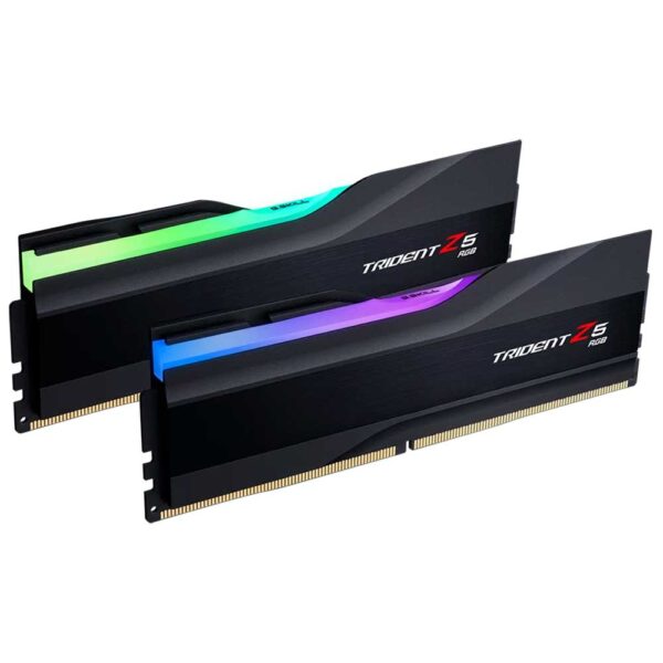 نورپردازی رم کامپیوتر جی اسکیل G.Skill Trident Z5 RGB 64GB (2×32GB) DDR5 6000MHz CL36