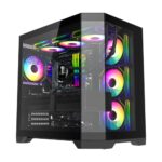 نمای کیس گیمینگ گیم مکس GameMax HYPE-A Black
