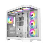 نمای کیس گیمینگ گیم مکس GameMax HYPE-A White