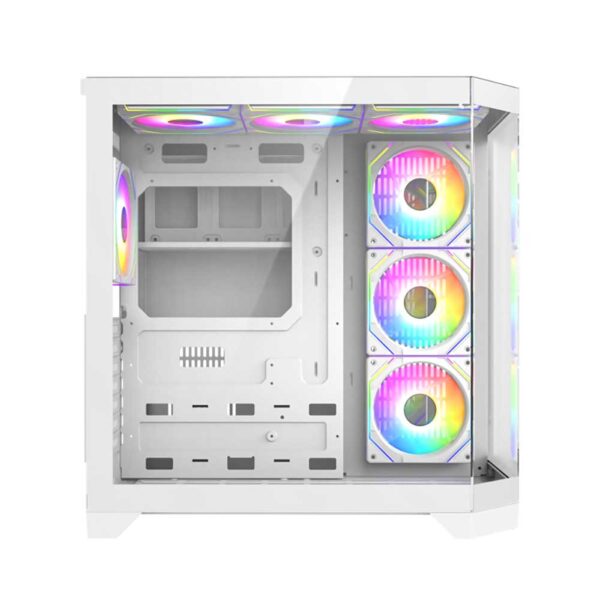 بغل کیس گیمینگ گیم مکس GameMax HYPE-A White