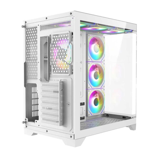 پشت کیس گیمینگ گیم مکس GameMax HYPE-A White