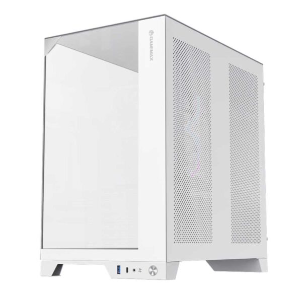 نمای کیس گیمینگ گیم مکس GameMax INFINITY PRO White