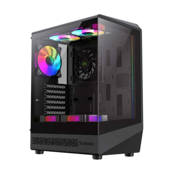 نمای کیس گیمینگ گیم مکس GameMax VISTA COC AB