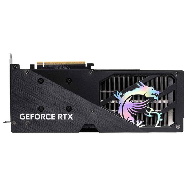 پشت کارت گرافیک ام اس آی MSI RTX 5060 TRIO 8GB OC