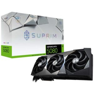 کارت گرافیک ام اس آی MSI RTX 5080 SUPRIM SOC 16GB