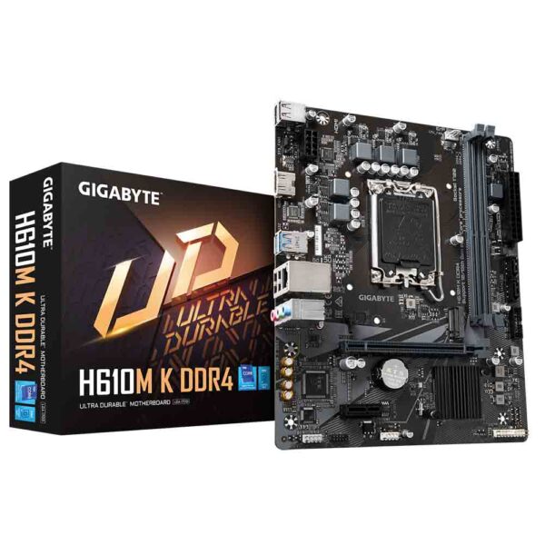 جعبه مادربرد گیگابایت GIGABYTE H610M-K DDR4