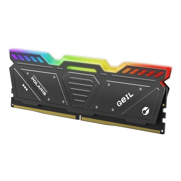 نمای رم کامپیوتر جیل Geil POLARIS RGB 32GB (2×16GB) DDR5 4800MHz CL46