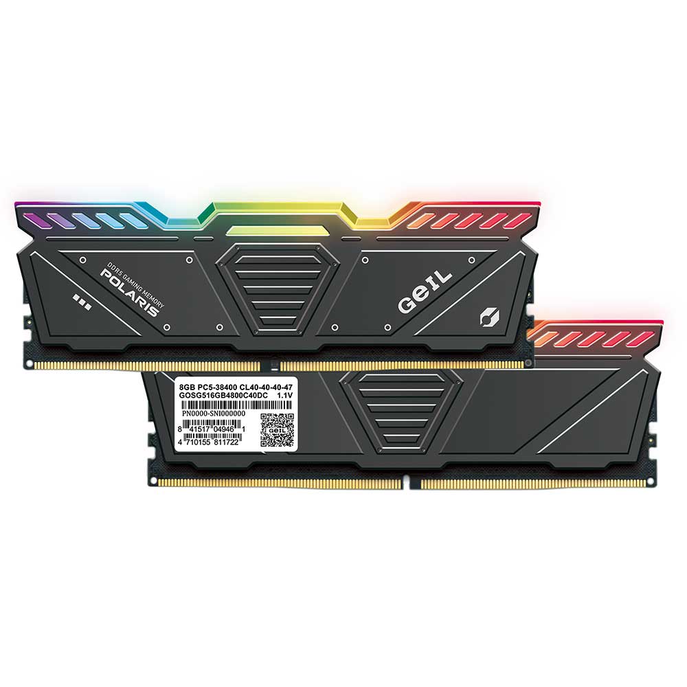 رم کامپیوتر جیل Geil POLARIS RGB 32GB (2×16GB) DDR5 4800MHz CL46