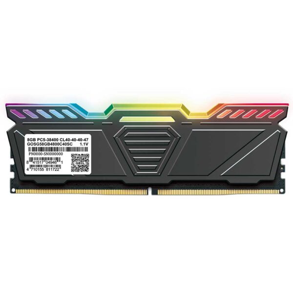پشت رم کامپیوتر جیل Geil POLARIS RGB 32GB (2×16GB) DDR5 5600MHz