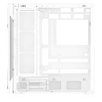 بده کیس ای دیتا ADATA XPG AIR BTF MID-TOWER CHASSIS White