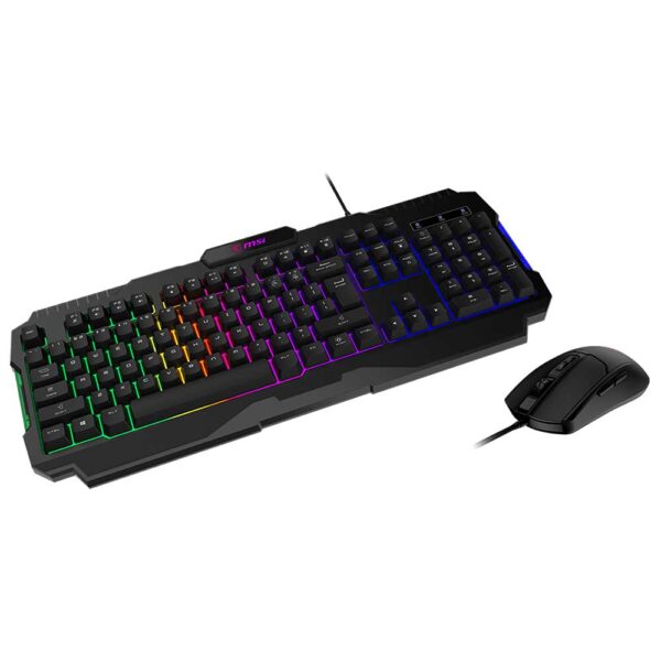نمای ست موس و کیبورد گیمینگ ام اس آی MSI FORGE GK100 COMBO