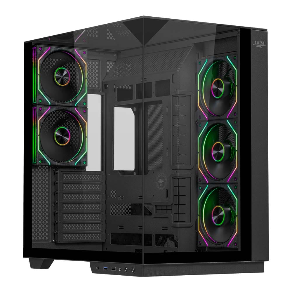 کیس گیمینگ اوست AWEST AQ5TG-B