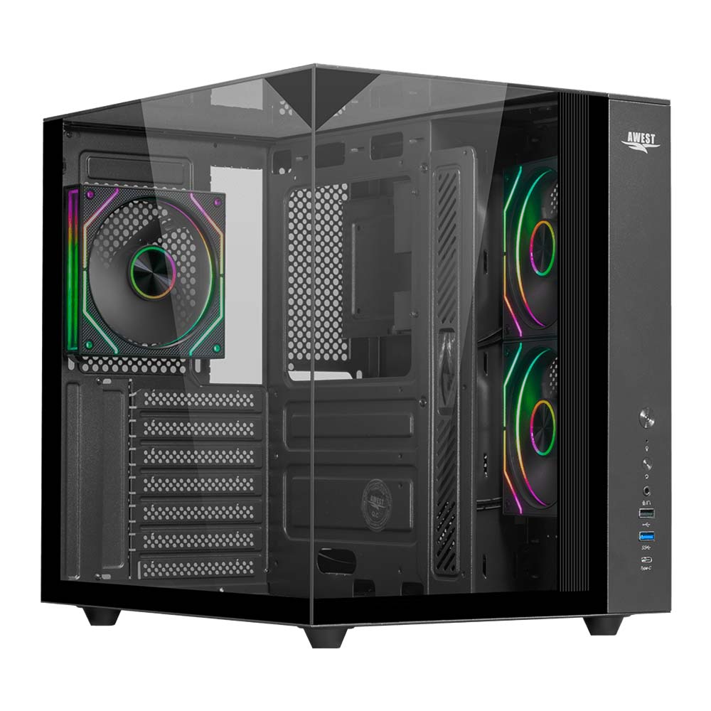 کیس گیمینگ اوست AWEST AQ15TG-B