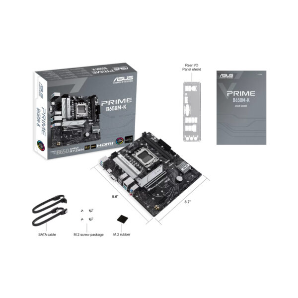 متعلقات مادربرد ایسوس ASUS PRIME B650M-K
