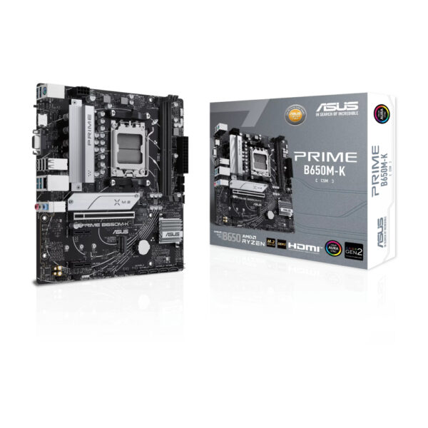 جعبه و مادربرد ایسوس ASUS PRIME B650M-K