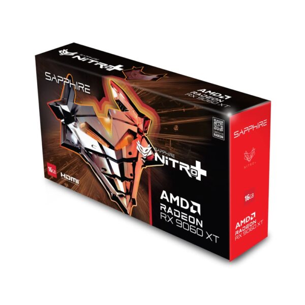 جعبه کارت گرافیک سافایر SAPPHIRE NITRO+ RX 9060 XT 16GB OC