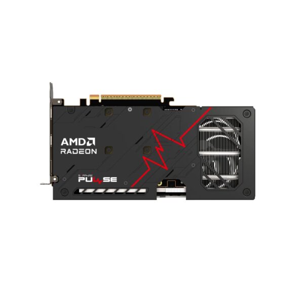 پشت کارت کارت گرافیک سافایر SAPPHIRE PULSE RX9060 XT 16GB OC
