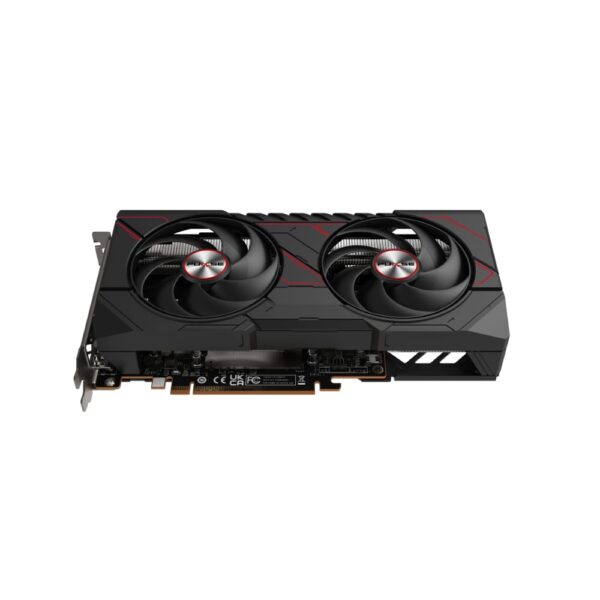 نمای کناری کارت گرافیک سافایر SAPPHIRE PULSE RX9060 XT 16GB OC