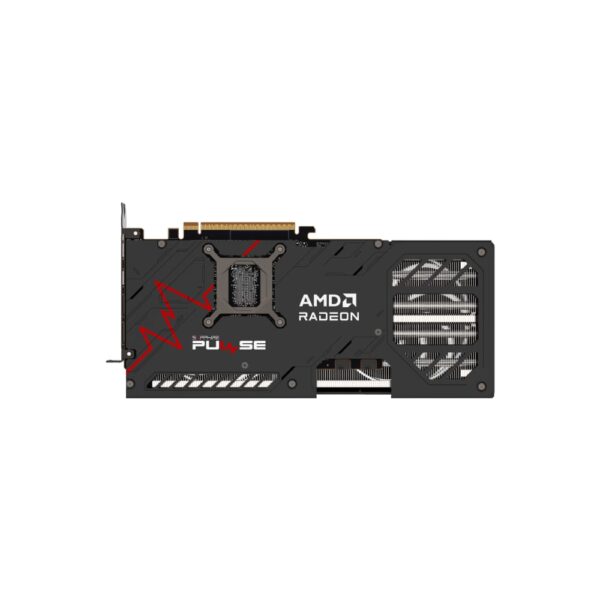 نمای پشت کارت گرافیک سافایر SAPPHIRE PULSE RX9070 16GB