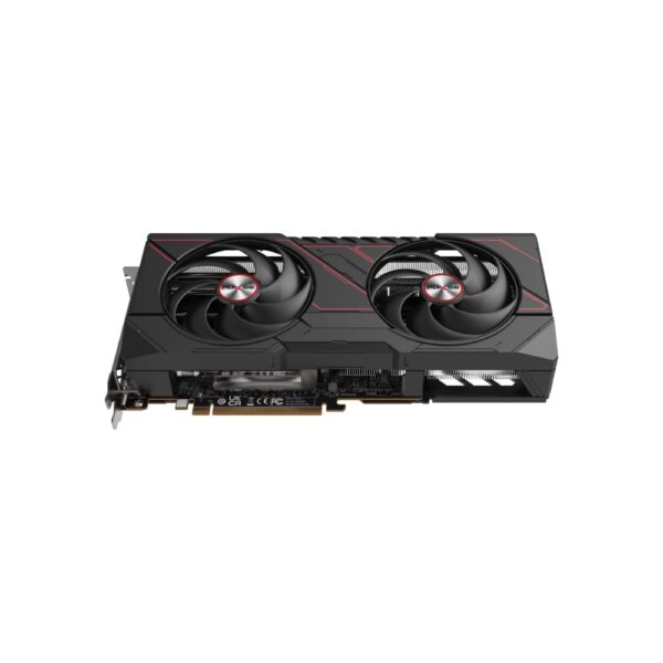 نمای کناری کارت گرافیک سافایر SAPPHIRE PULSE RX9070 16GB