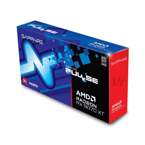 جعبه کارت گرافیک سافایر SAPPHIRE PULSE RX9070 XT 16GB