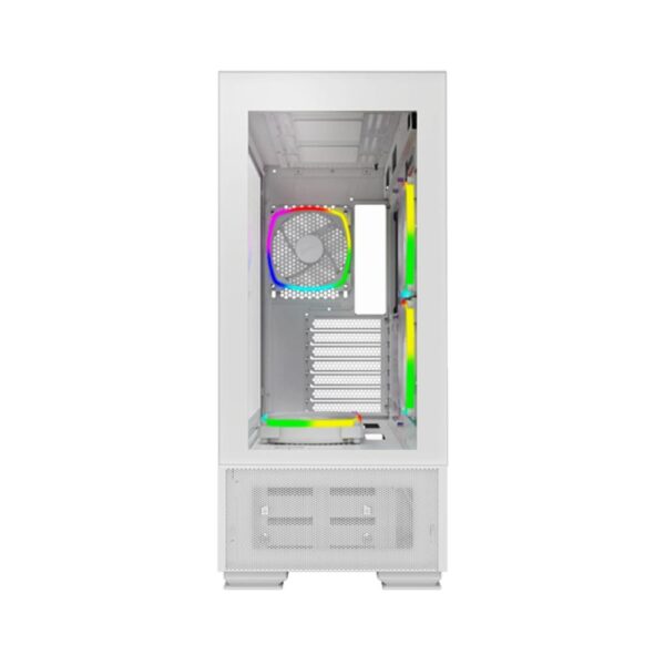 نمای روبرو کیس گیمینگ مونتک MONTECH SKY TWO White