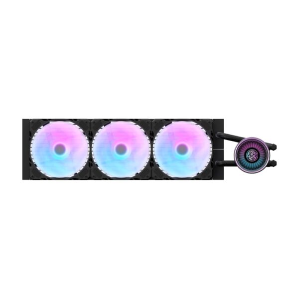 نمای روبرو خنک کننده مایع پردازنده دارک فلش darkFlash Nebula DN 360